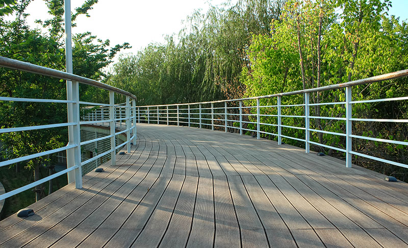 無廢公園竹木地板